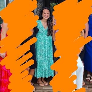 Zara midi floral sun dress